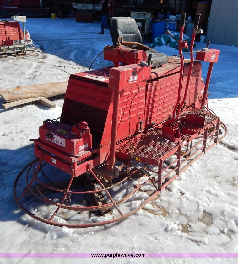 image for item I1150 Razorback HP200 B series 10' concrete trowel