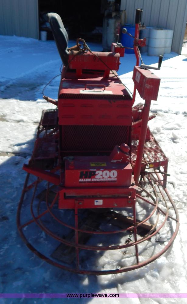 image for item I1150 Razorback HP200 B series 10' concrete trowel