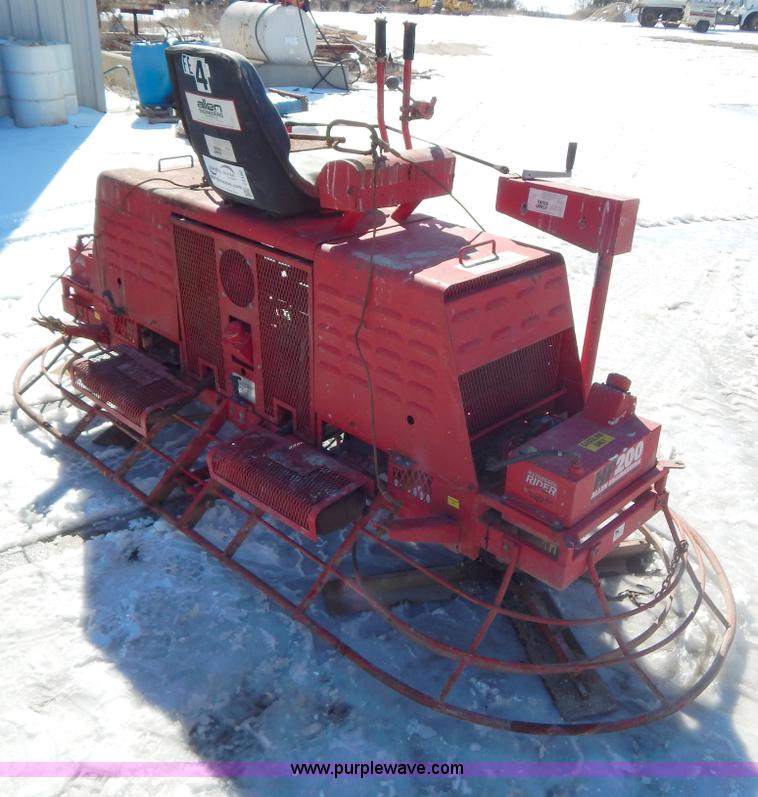 image for item I1150 Razorback HP200 B series 10' concrete trowel