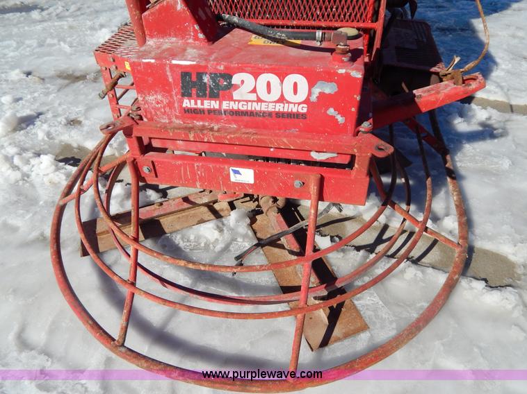 image for item I1150 Razorback HP200 B series 10' concrete trowel