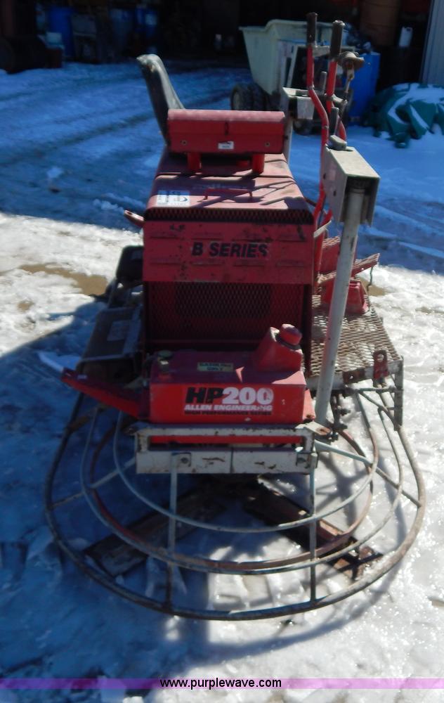 image for item I1151 Razorback HP200 B series 10' concrete trowel