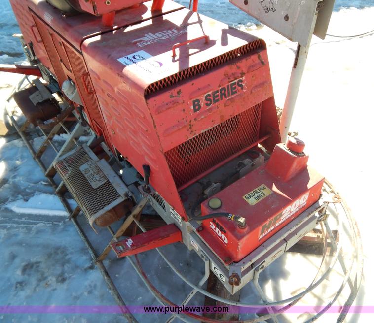 image for item I1151 Razorback HP200 B series 10' concrete trowel