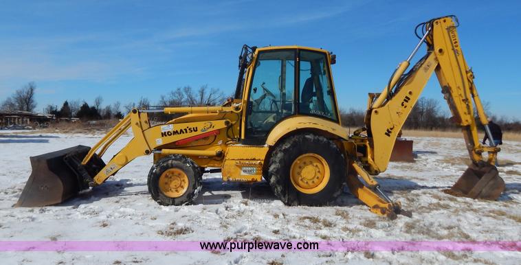 image for item I1160 2001 Komatsu WB140 backhoe