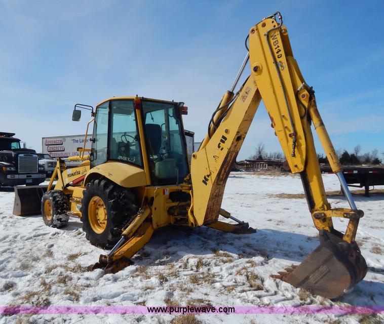 image for item I1160 2001 Komatsu WB140 backhoe