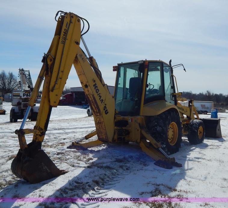 image for item I1160 2001 Komatsu WB140 backhoe