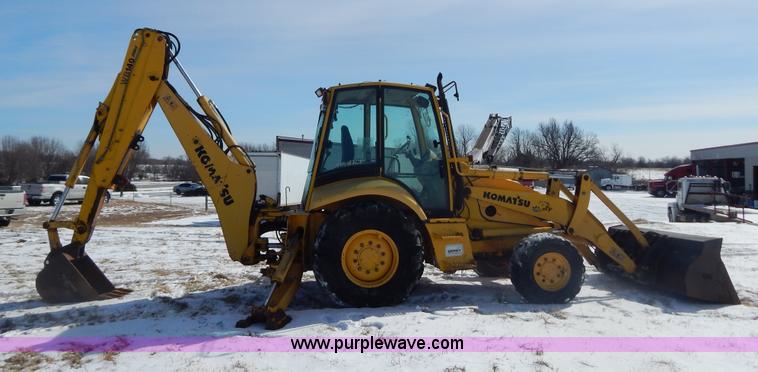 image for item I1160 2001 Komatsu WB140 backhoe