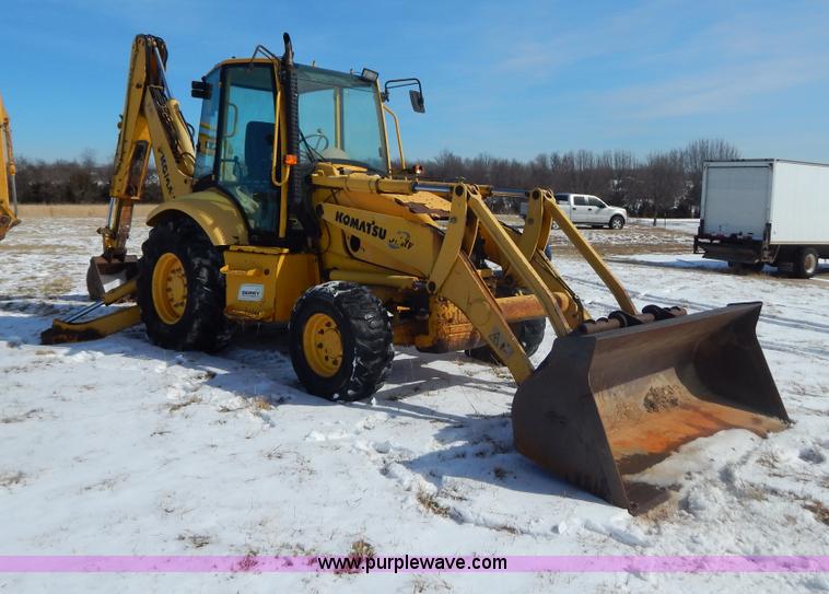 image for item I1160 2001 Komatsu WB140 backhoe