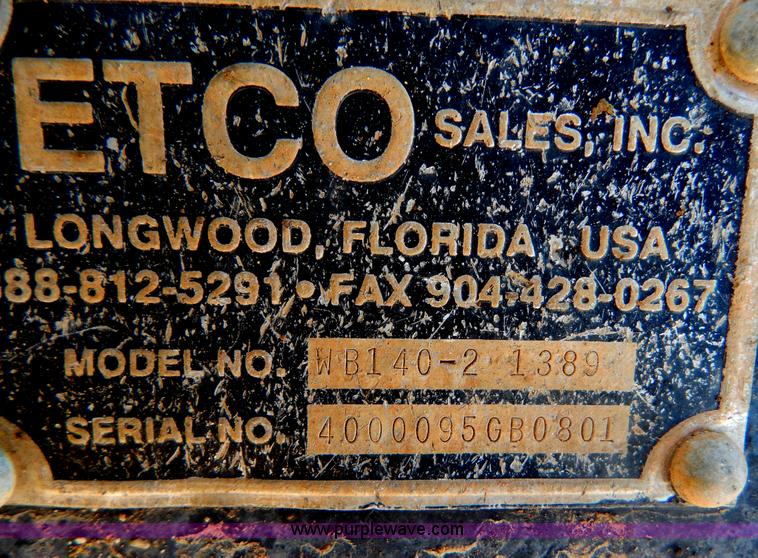 image for item I1160 2001 Komatsu WB140 backhoe