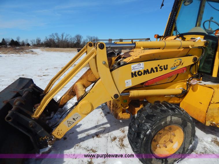 image for item I1160 2001 Komatsu WB140 backhoe