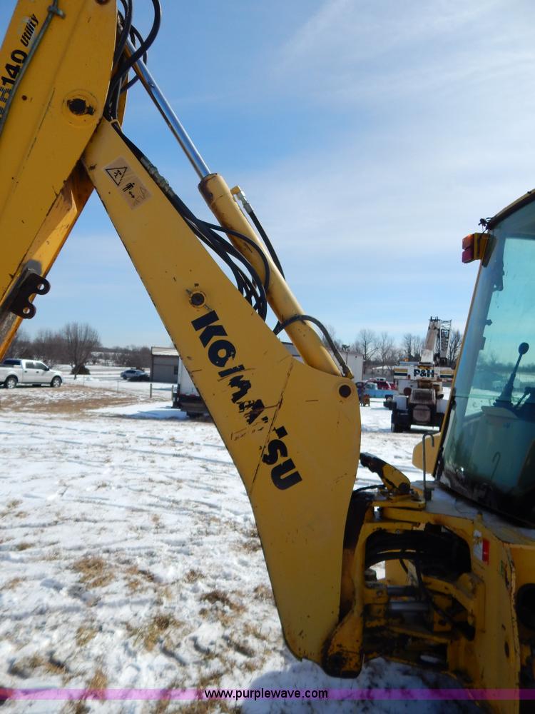 image for item I1160 2001 Komatsu WB140 backhoe