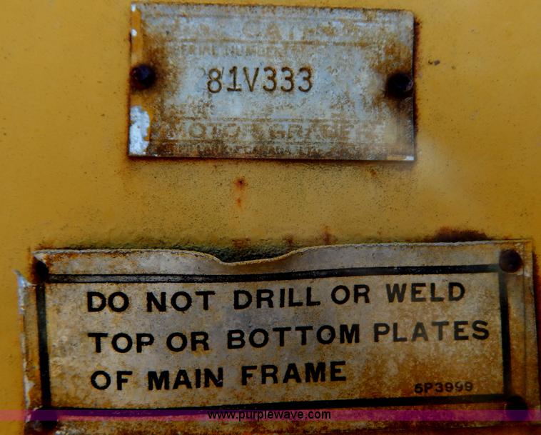 image for item I1163 1974 Caterpillar 140G articulated motor grader