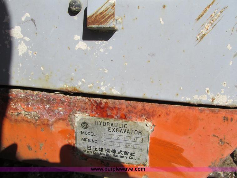 image for item I4198 1994 Hitachi EX150 excavator