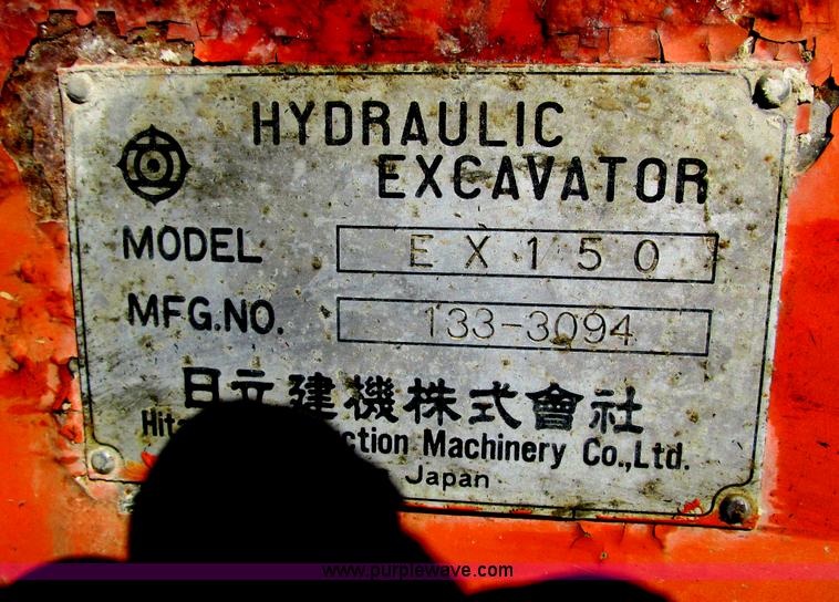 image for item I4198 1994 Hitachi EX150 excavator