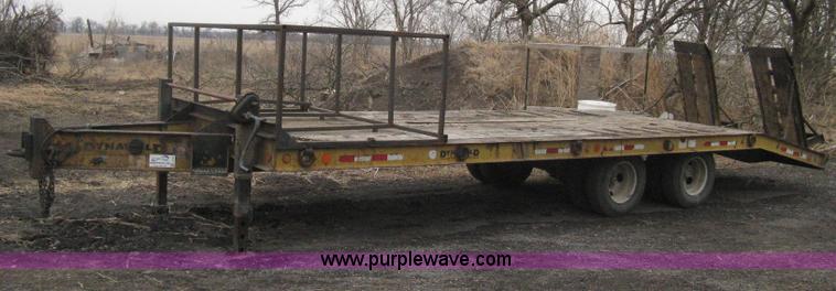 image for item I5630 1998 Dynaweld tandem axle equipment trailer