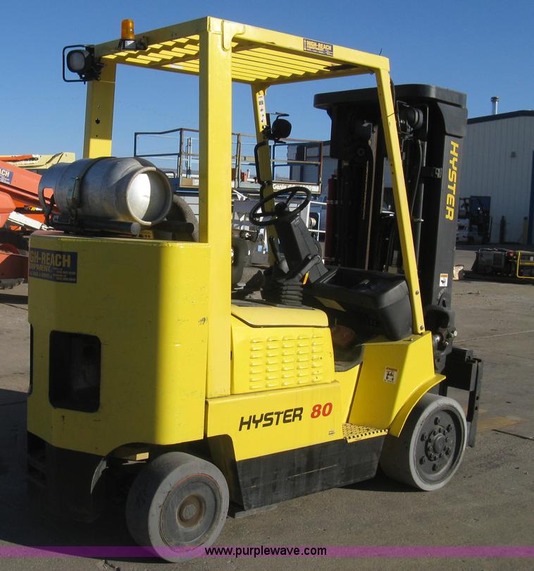 image for item I5643 Hyster S80XM-BCS forklift