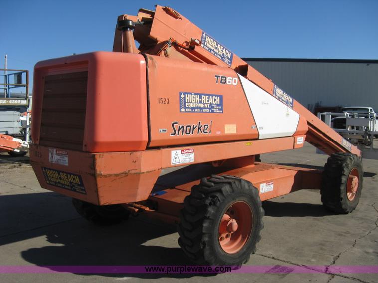 image for item I5645 1999 Snorkel TB60 boom lift