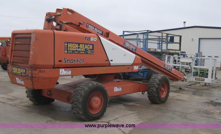 image for item I5646 1999 Snorkel TB60 boom lift