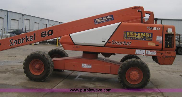 image for item I5646 1999 Snorkel TB60 boom lift