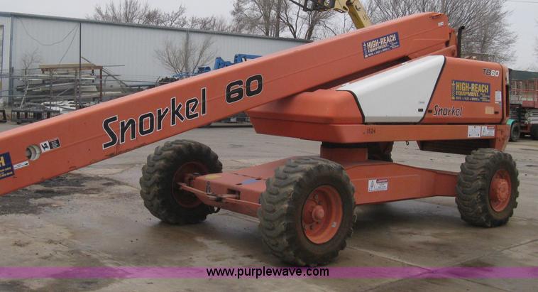 image for item I5646 1999 Snorkel TB60 boom lift