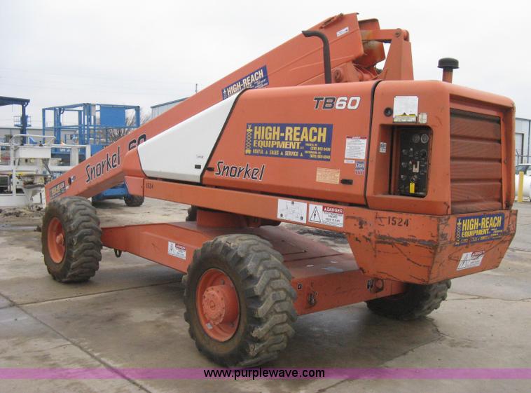 image for item I5646 1999 Snorkel TB60 boom lift