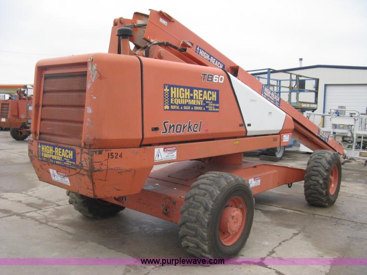 image for item I5646 1999 Snorkel TB60 boom lift
