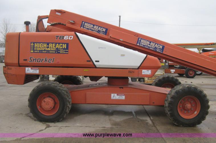 image for item I5646 1999 Snorkel TB60 boom lift