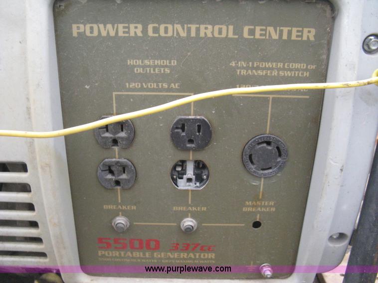 image for item I5649 (2) Honeywell 5500 gas powered generators