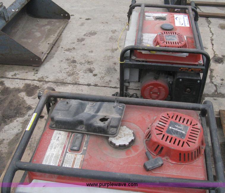 image for item I5649 (2) Honeywell 5500 gas powered generators