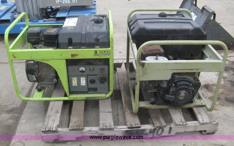 image for item I5650 (2) Pramac S5000 gas powered generators