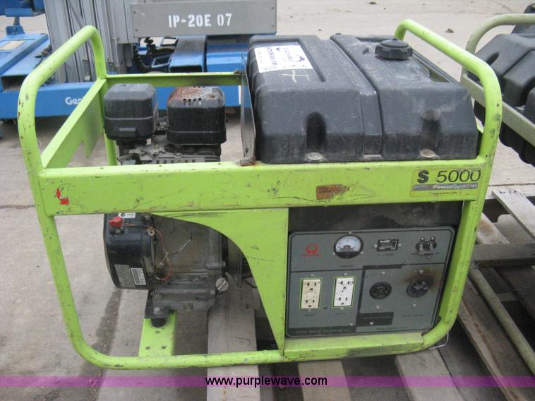 image for item I5650 (2) Pramac S5000 gas powered generators