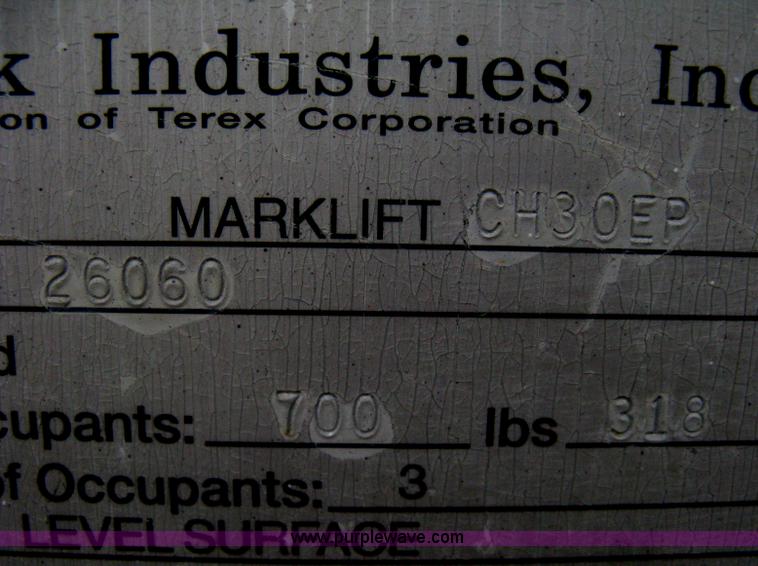 image for item I5654 Terex/Marklift CH30EP electric scissor lift