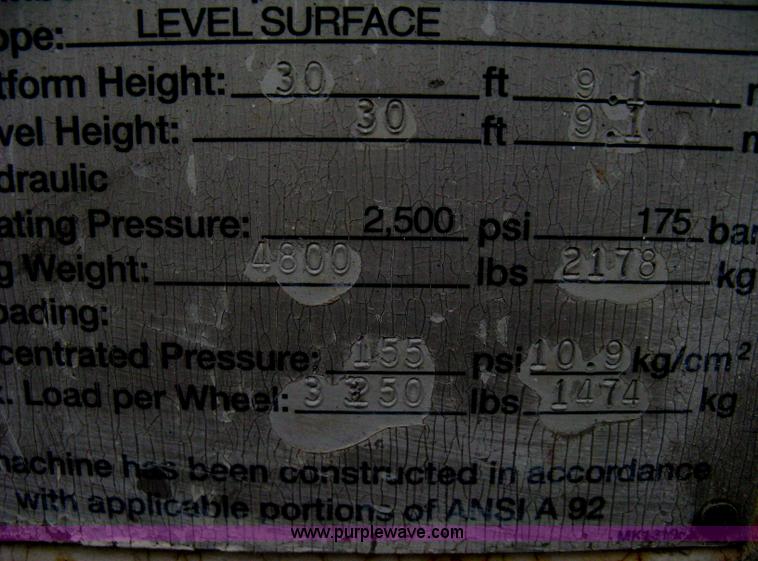 image for item I5654 Terex/Marklift CH30EP electric scissor lift