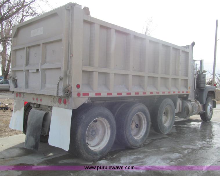 image for item I7240 1991 Mack RD688S triple axle dump truck