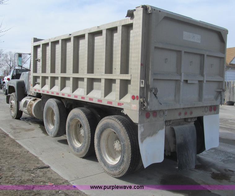 image for item I7240 1991 Mack RD688S triple axle dump truck