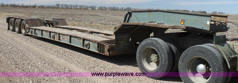 image for item I7496 1981 King 50 ton detach triple axle lowboy trailer
