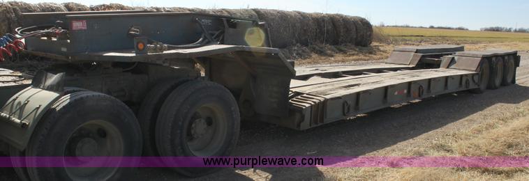 image for item I7496 1981 King 50 ton detach triple axle lowboy trailer