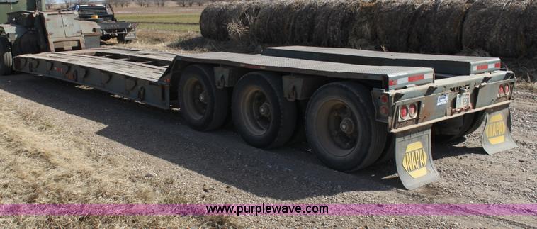 image for item I7496 1981 King 50 ton detach triple axle lowboy trailer