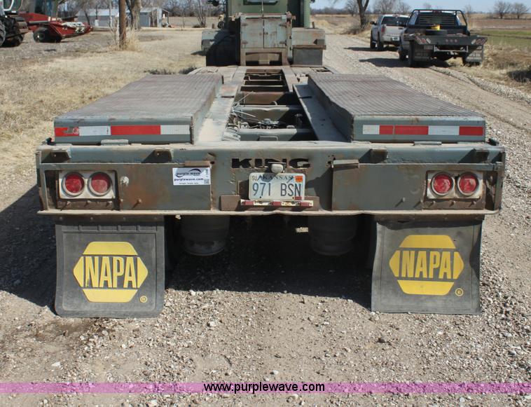 image for item I7496 1981 King 50 ton detach triple axle lowboy trailer