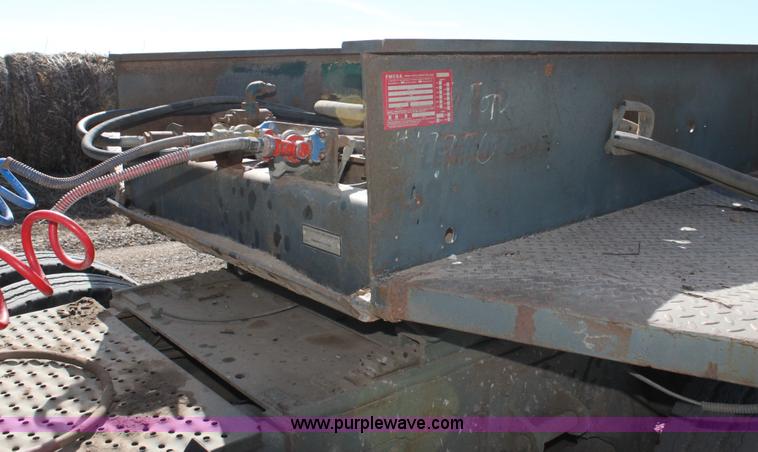 image for item I7496 1981 King 50 ton detach triple axle lowboy trailer