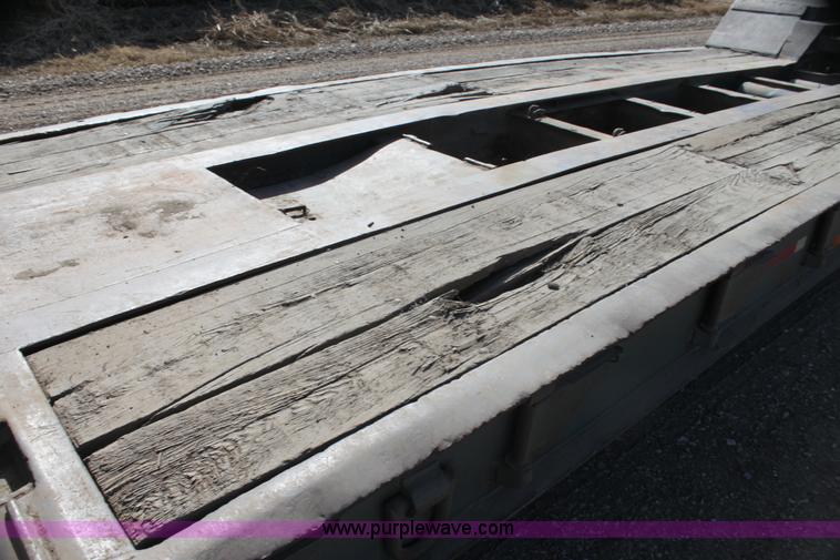 image for item I7496 1981 King 50 ton detach triple axle lowboy trailer