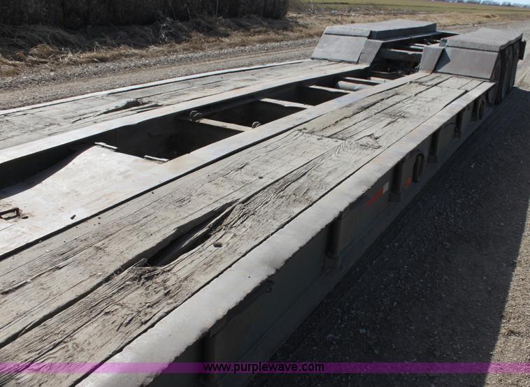 image for item I7496 1981 King 50 ton detach triple axle lowboy trailer