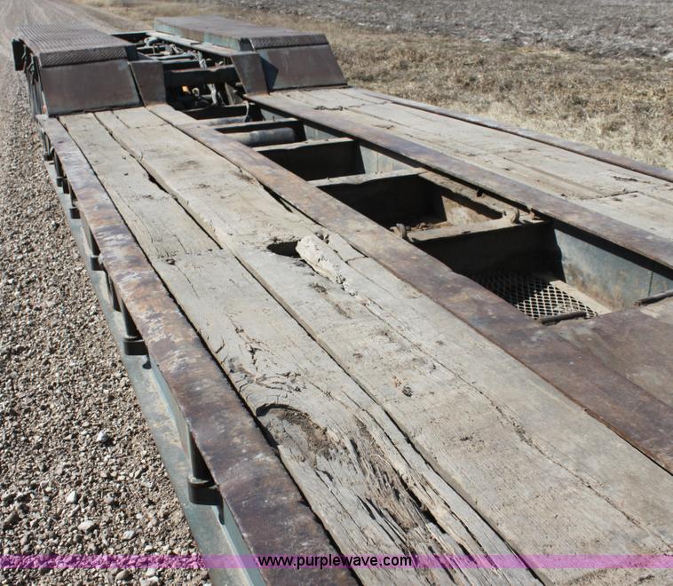 image for item I7496 1981 King 50 ton detach triple axle lowboy trailer