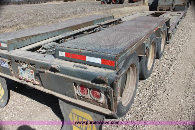 image for item I7496 1981 King 50 ton detach triple axle lowboy trailer