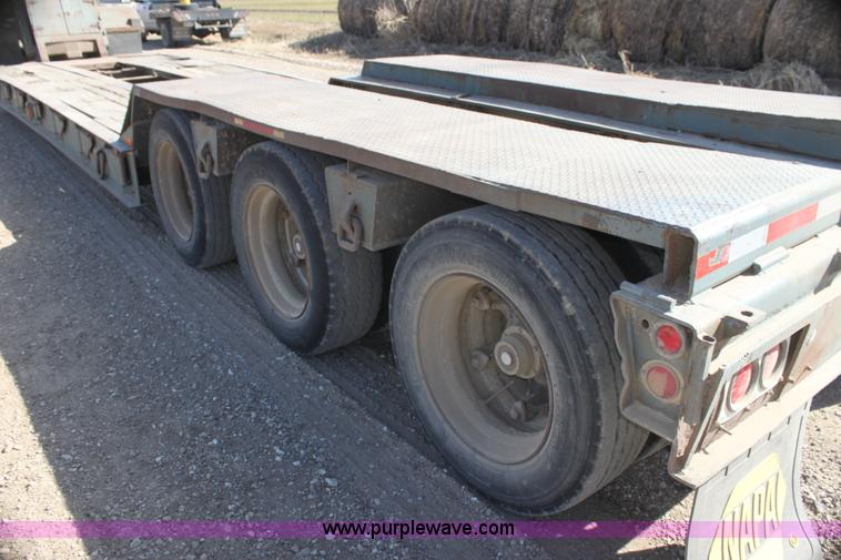image for item I7496 1981 King 50 ton detach triple axle lowboy trailer