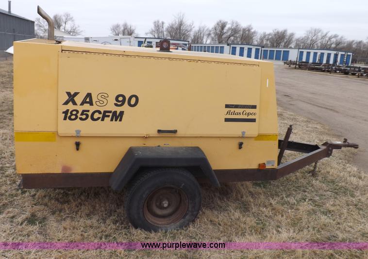 image for item I9115 1992 Atlas Copco XAS90 portable air compressor