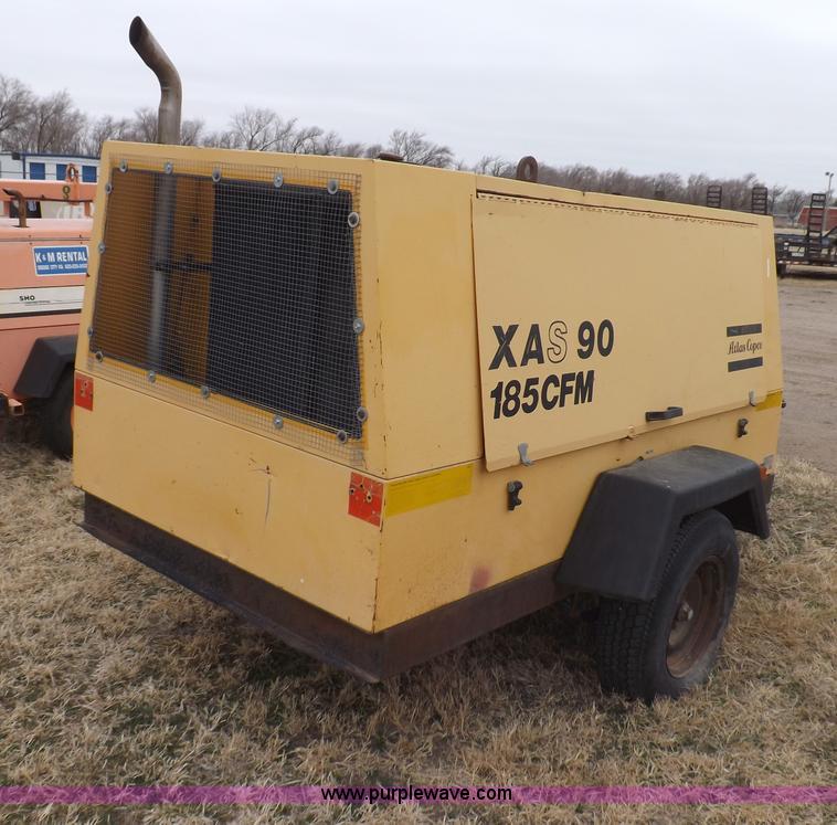 image for item I9115 1992 Atlas Copco XAS90 portable air compressor