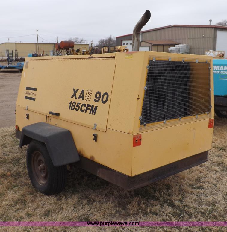 image for item I9115 1992 Atlas Copco XAS90 portable air compressor