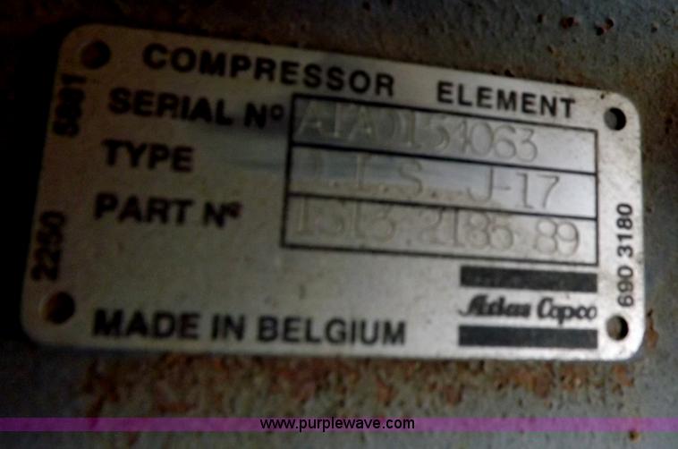 image for item I9115 1992 Atlas Copco XAS90 portable air compressor