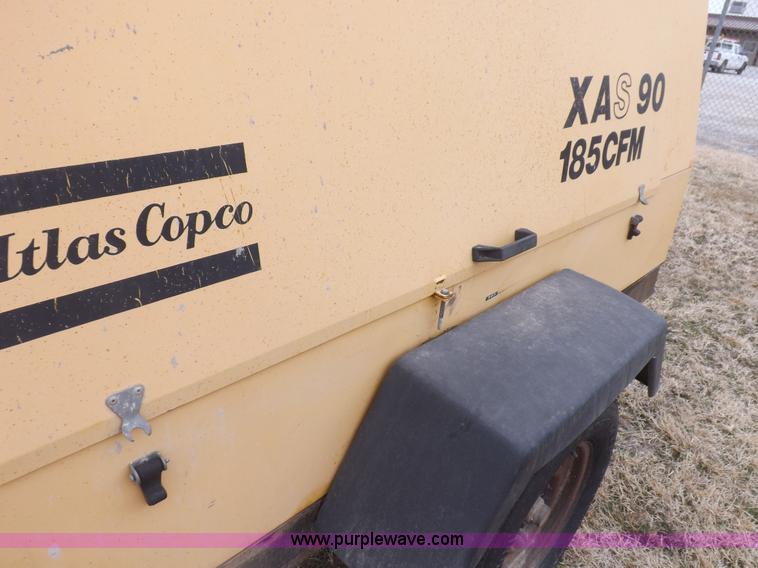 image for item I9115 1992 Atlas Copco XAS90 portable air compressor