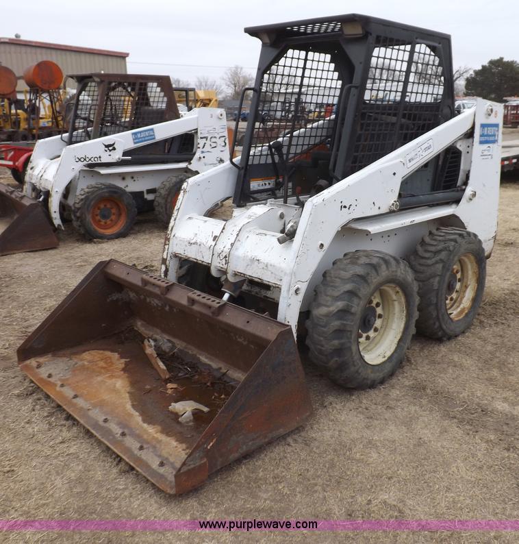 image for item I9116 1995 Bobcat 753 skid steer